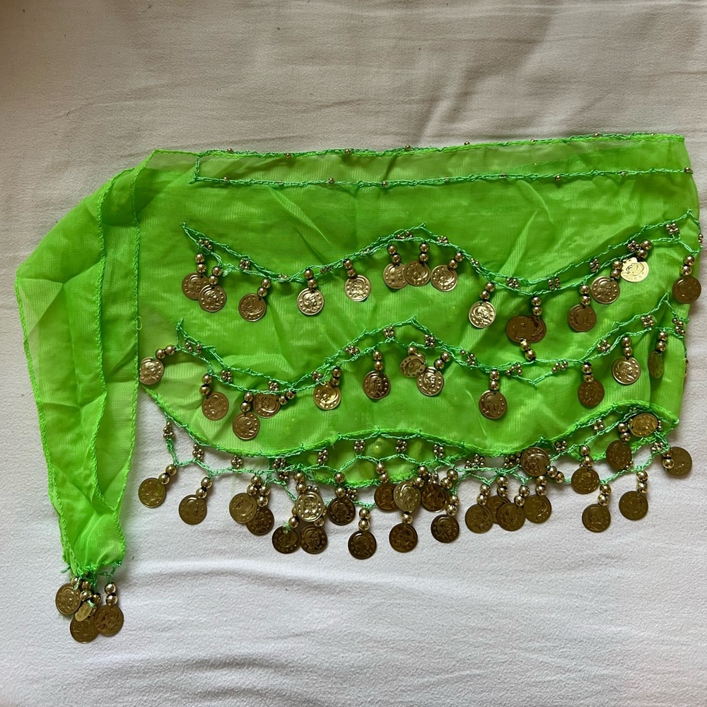 Belly Dance Coin Scarf
